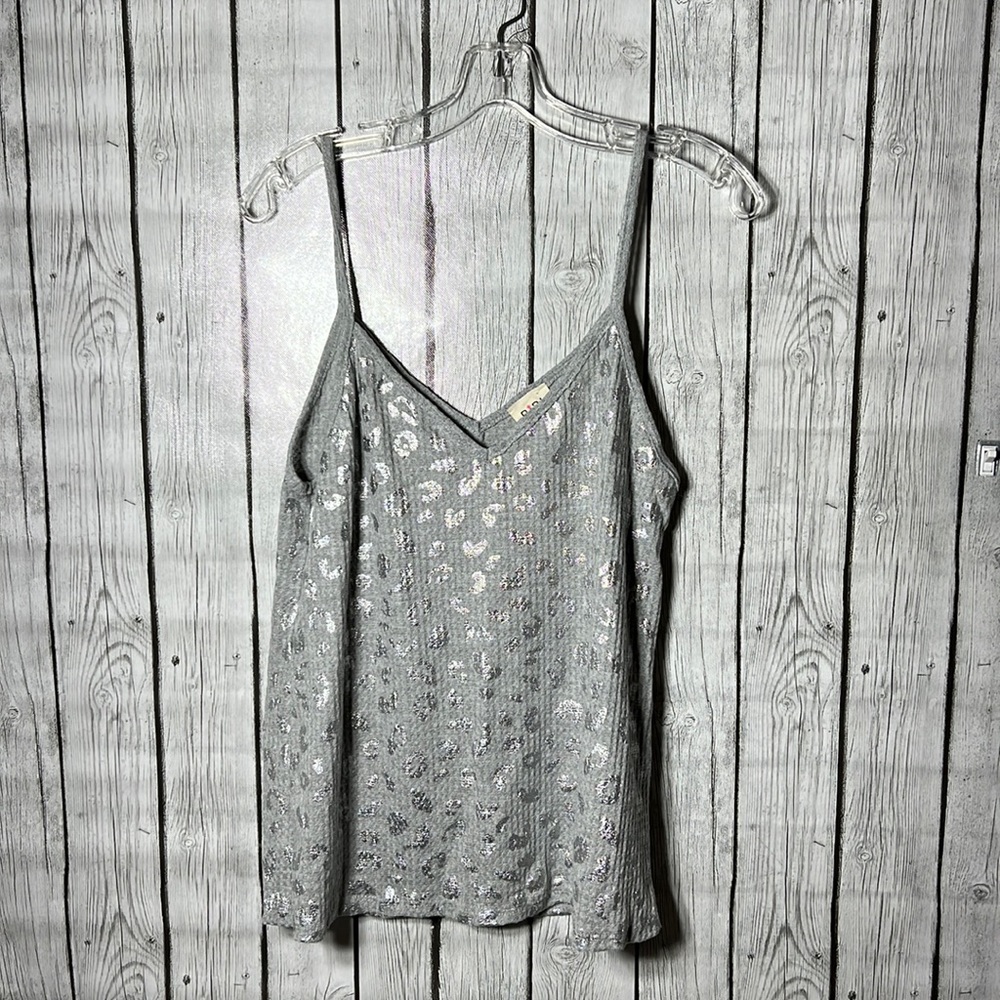 Bibi metallic animal print cami size small